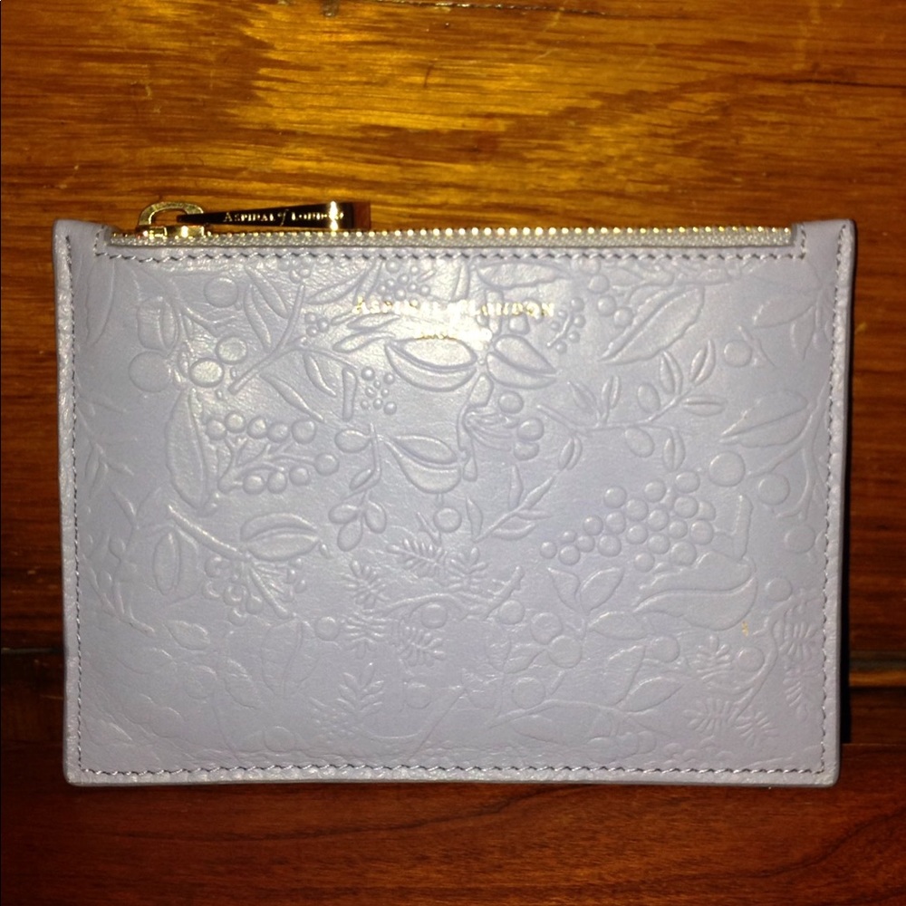 Aspinal of London Embossed Coin Purse Sm Clutch